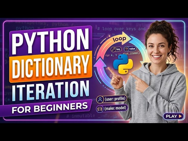 Python Dictionary Iteration Explained for Beginners | Loop Through Dictionaries Easily