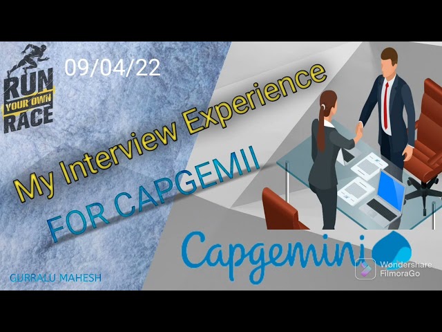 CAPGEMINI INTERVIEW EXPERIENCE || LATEST 2022🤩 || Capgemini interview experience in Telugu😍.