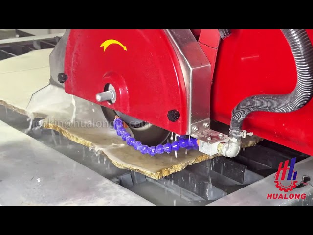Hualong machinery 5 Axis CNC sawjet birdge saw cutting machine waterjet stone machine