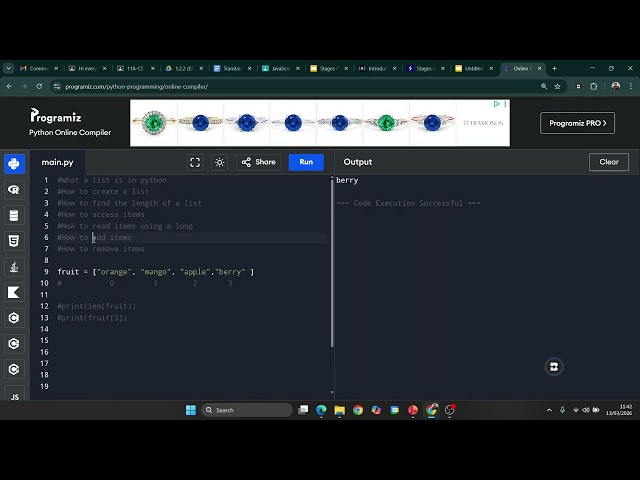 Python Lists for Beginners | Learn Lists in Python Step by Step