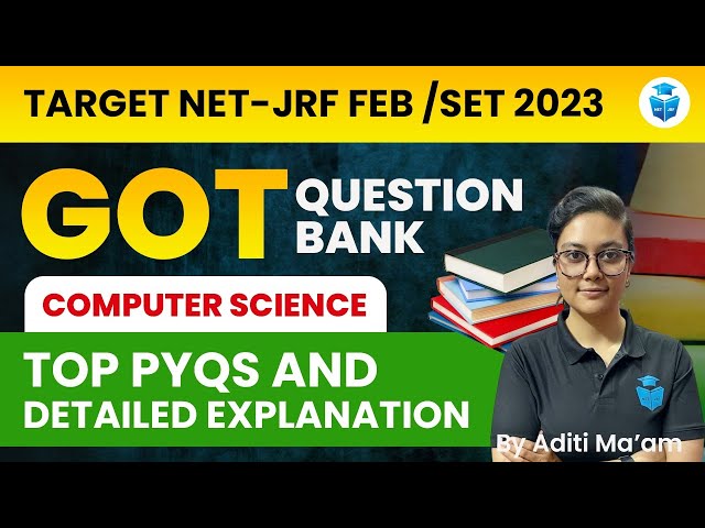 UGC NET Paper 2 Computer Science | Top 400 Questions | Free Mock Test Series by Aditi Mam | JRFAdda