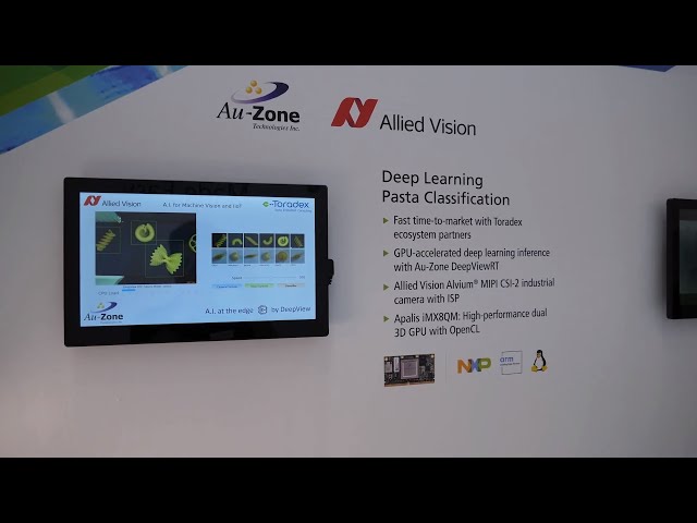 Au-zone and Allied Vision - Deep Learning & Computer Vision demos using Toradex Modules