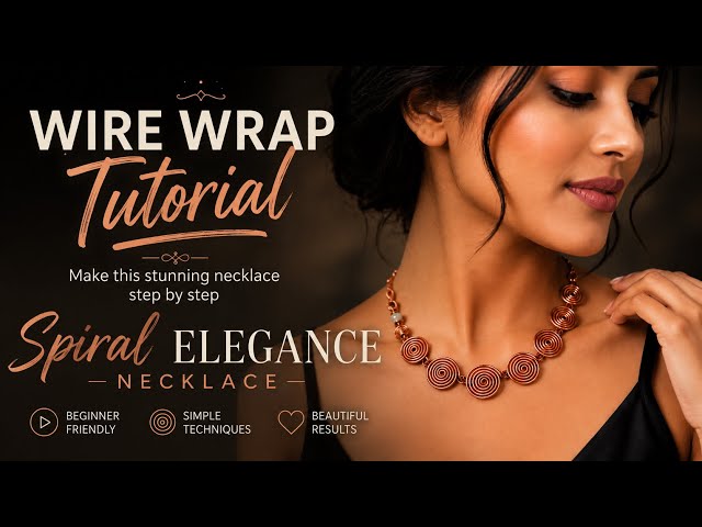 Copper Spiral Bracelet Tutorial | Easy Wire Wrapping for Beginners (No Soldering!)