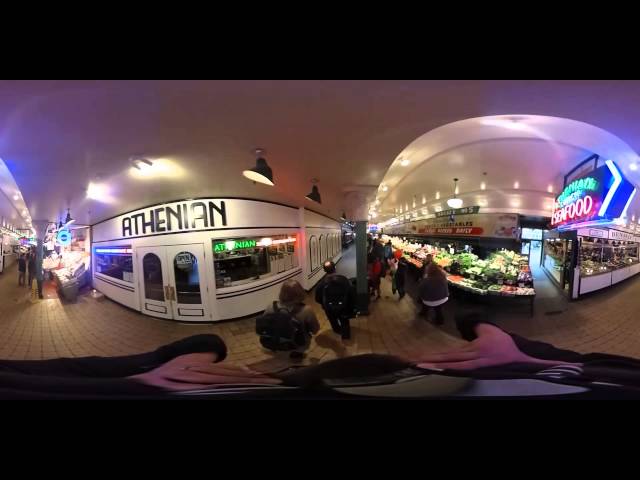 #360video Walking Tour of Pike Place Market