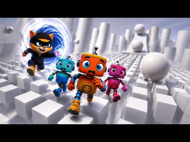 The Color Thief Trapped Us in a White World! | Rusty's World