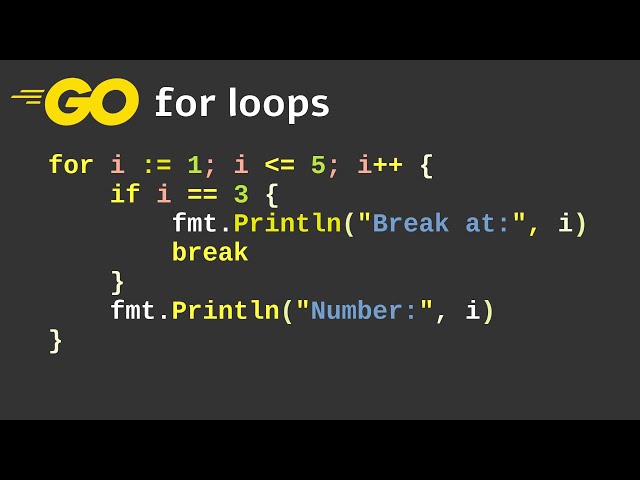 For loops in Go language - Go programming language tutorial (8)