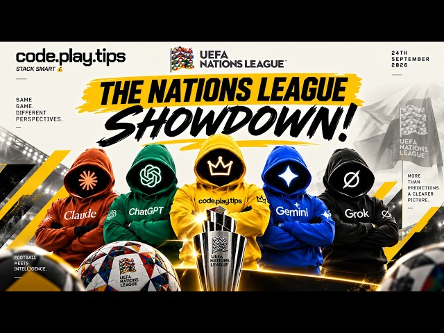 THE NATIONS LEAGUE AI SHOWDOWN! 🤖⚽ | 24/09/2026