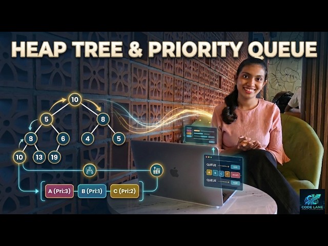 How Heap Trees and Priority Queues Actually Work | DSA Explained 🔥 | Onaya Samarasinghe