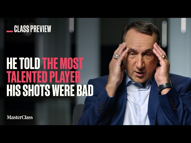 How To Approach Difficult Conversations with Coach K | Class Preview | MasterClass
