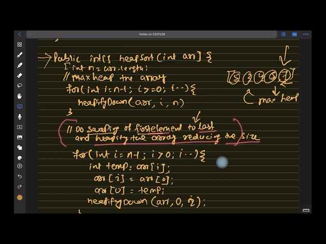 Heap sort Algorithm
