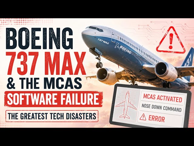 Boeing 737 MAX & the MCAS Software Failure | The Greatest Tech Disasters | Uplatz
