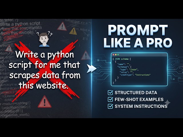 Stop Prompting Like a Beginner (Do This Instead)