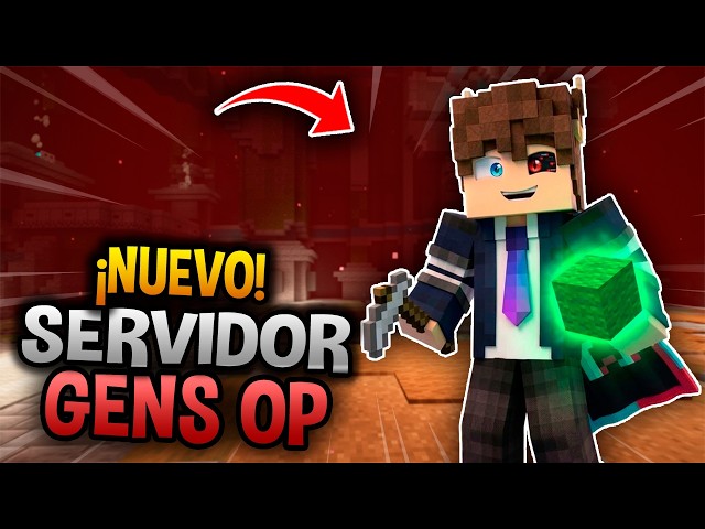 🟢 NUEVO Servidor GENS OP 2026 para #MINECRAFT 26.3 JAVA & BEDROCK 😱 Sonrickslove