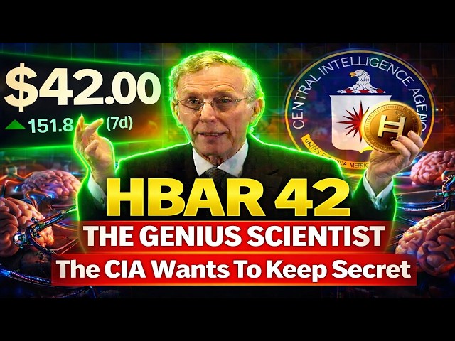 🤐HBAR 42! The Genius Scientist The CIA Wants To Keep Secret!