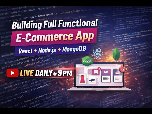 Building Full Functional E-Commerce App Like Meesho 🔥 LIVE | React + Node.js | Day 2