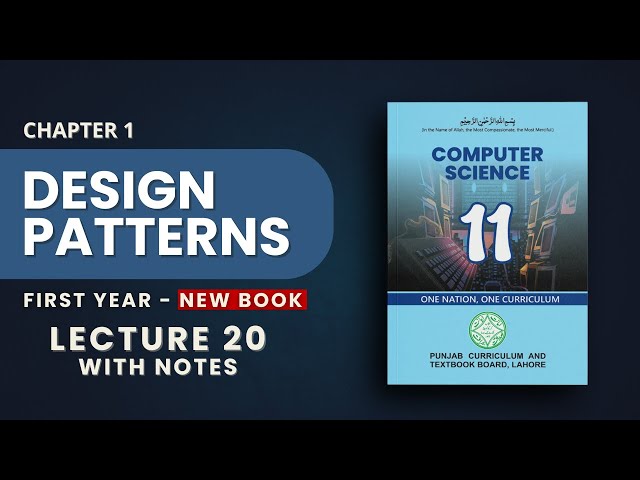 1.20 What are Design Patterns? | Singleton, Factory, Observer, Strategy Explained | Computer Science