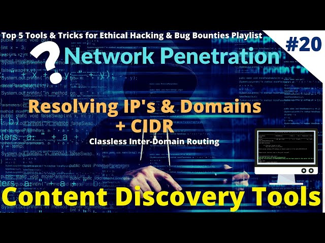 #20 Resolving IP's & Domains + CIDR | Classless Inter-Domain Routing | Network Penetration