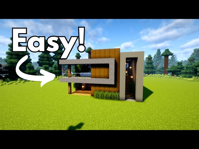 Minecraft: How to Build a Modern House | Tutorial🏡