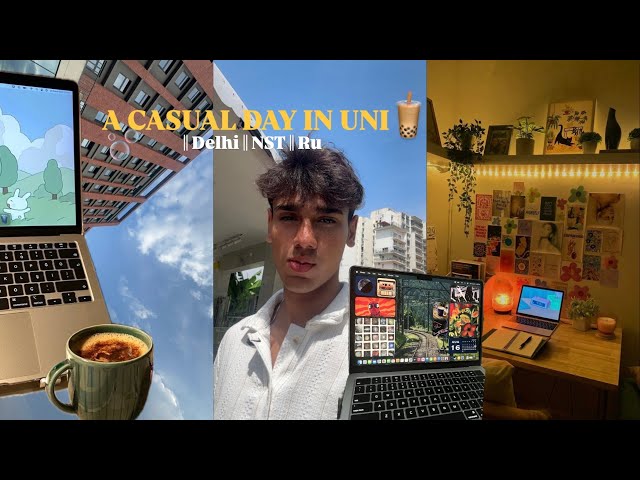 A CASUAL DAY IN UNI 🫧✨|| engineering student || newton school of tech rishihood