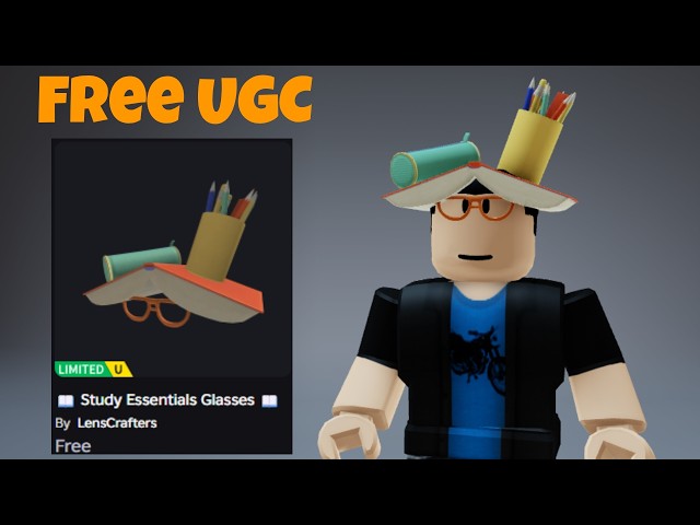 Roblox Free Item! How To Get Study Essentials Glasses | Roblox | Free UGC | Free Item