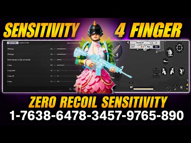 Pubg mobile/bgmi Sensitivity Settings 2026 🔥 New Update 4.4 Code 🔥 Best Scope Sensitivity Settings