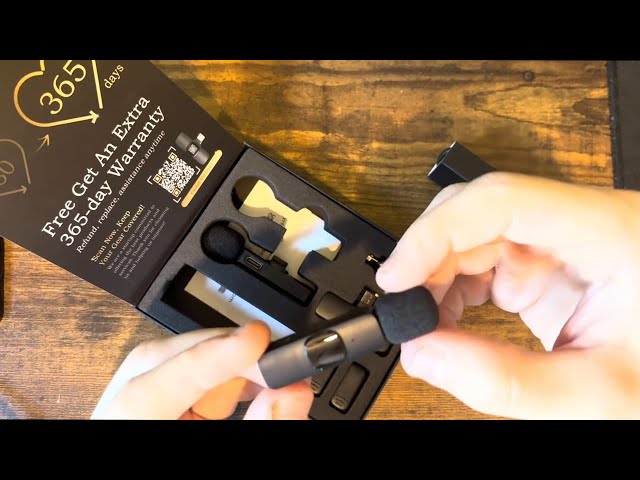 YRF Wireless Lavalier Microphone Unboxing and Review