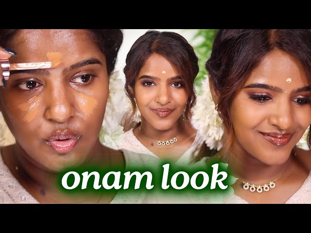 Onam Makeup Tutorial On Brown Skin - 2026🌸