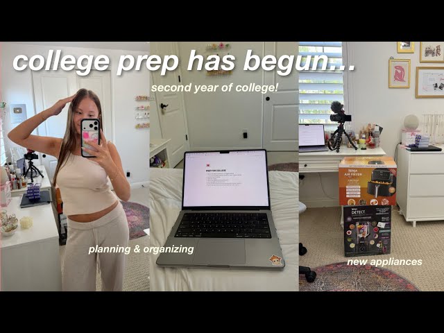 Start prepping for college with me! (Planning, haul, tips & advice)