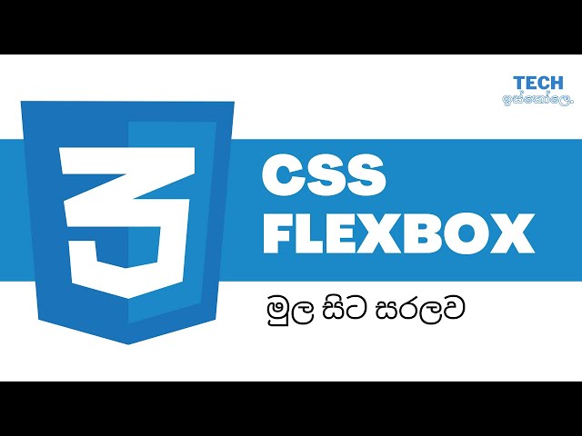 Learn CSS Flexbox in Sinhala