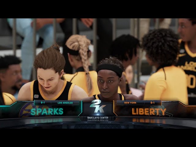 NBA 2K21 WNBA - Los Angeles Sparks vs New York Liberty 5/30/2021 (1080p 60FPS)