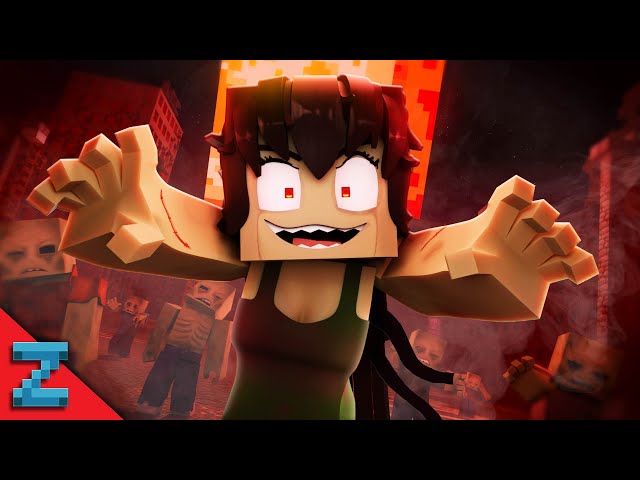 Zombie Girl 🧠 (Minecraft Music Video Animation) "Macabre Rotting Girl"