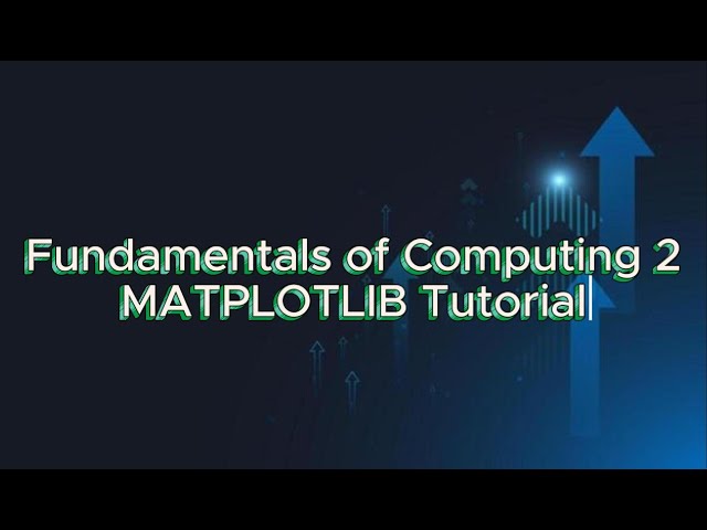 Python Data Science Library: Matplotlib