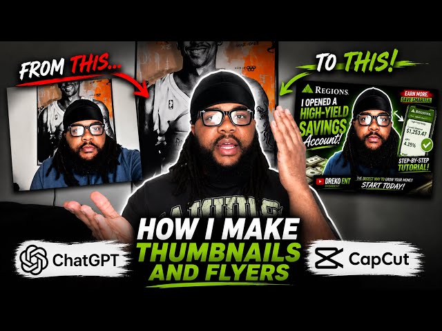 The Easiest Way to Make Professional Thumbnails & Flyers in 2026 (ChatGPT + CapCut)