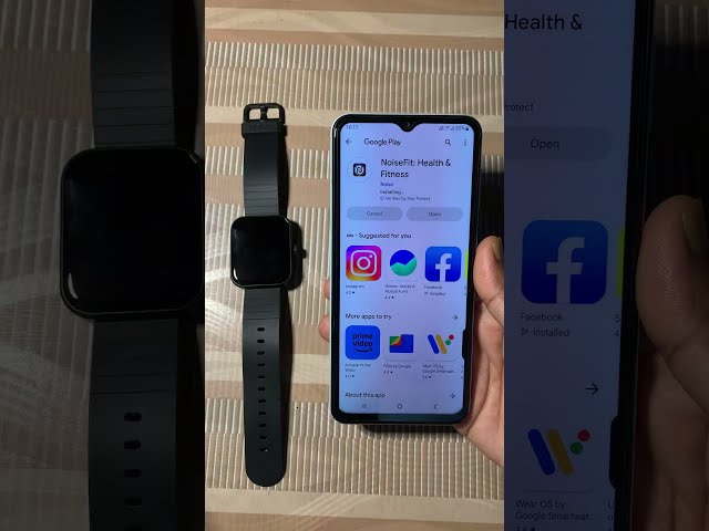 How to connect noisefit smart watch to mobile #shorts #youtubeshorts