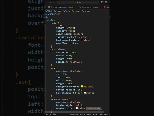 Animated solar system - HTML CSS    #coding #webdevelopment #javascript #html #css #webdesign #figma