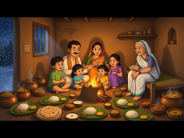 Giant Dosa Feast 🥞 | Grandma & Little Girl Make Dosa, Dosa Paratha & Biryani | Village Cooking