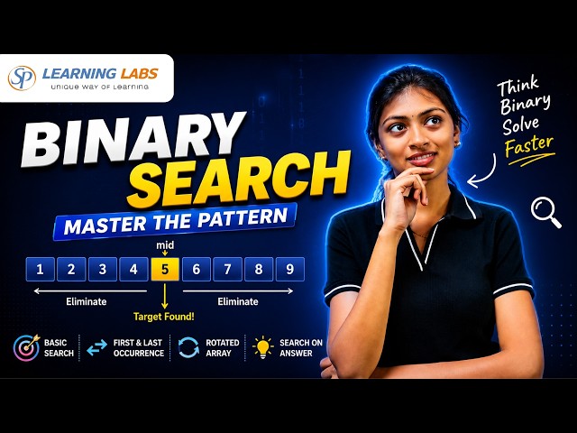 Master Binary Search in DSA | Every Pattern You Need for Coding Interviews