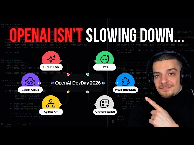 GPT-6.1 Sol, Decisions API, Dots, Ultrafast & More - OpenAI DevDays 2026