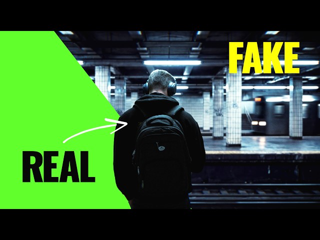 Ai Backgrounds Mixed with REAL Footage