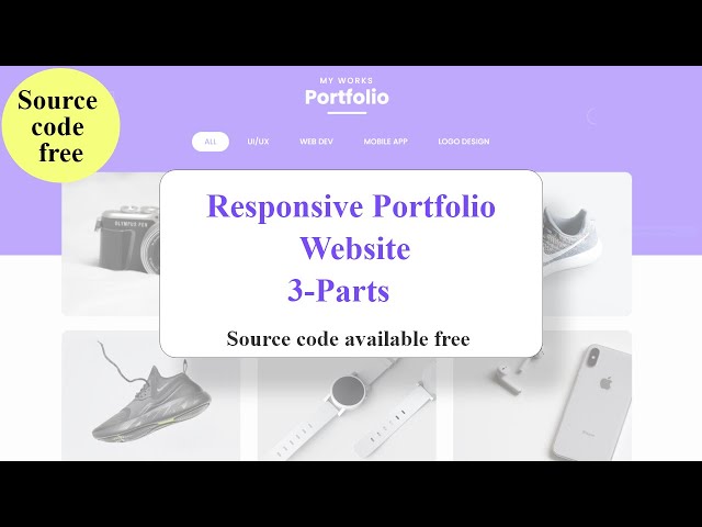 Personal Portfolio website using HTML, CSS and JavaScript (from scratch)  | Part - 3