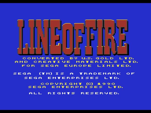 Commodore 64 Longplay [364] Line of Fire (EU)