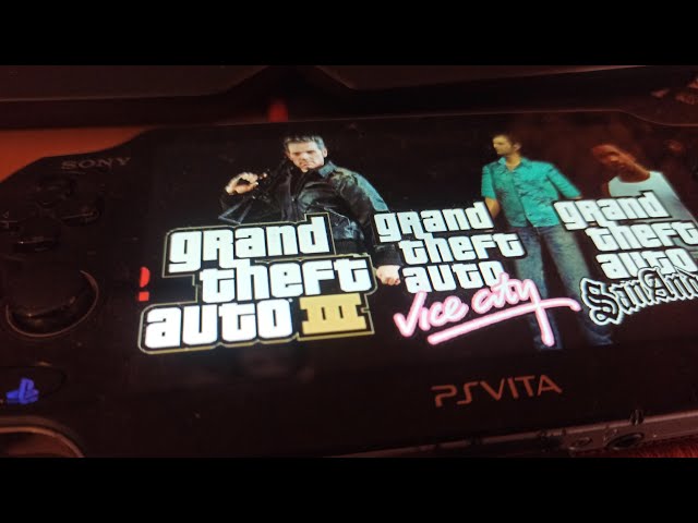 All Grand Theft Auto Ports On The Playstantion Vita ⚡ All GTA Ports On The Playstantion Vita to NOW