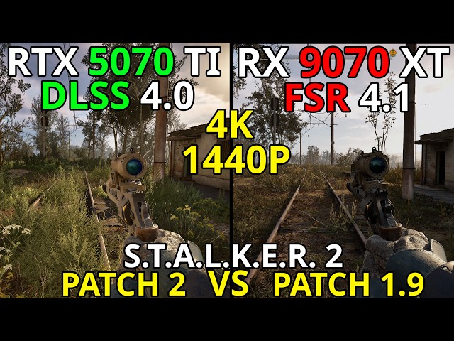 S.T.A.L.K.E.R. 2 | UPDATE 2.0 | RTX 5070 TI VS RX 9070 XT | PATCH 2 VS PATCH 1.9 TESTED