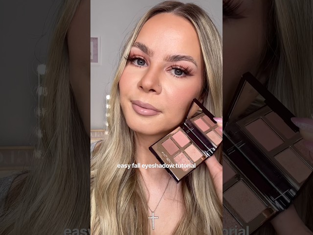 Easy Fall Eyeshadow Tutorial 🍂✨