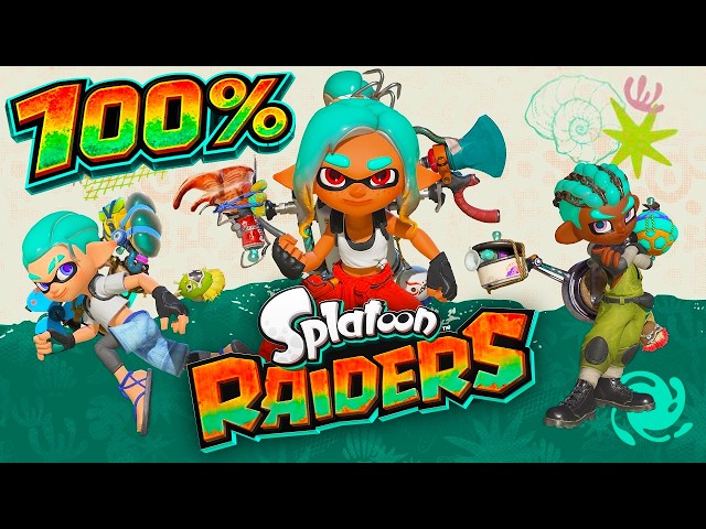 Splatoon Raiders 100% Walkthrough - FULL GAME (No Commentary)