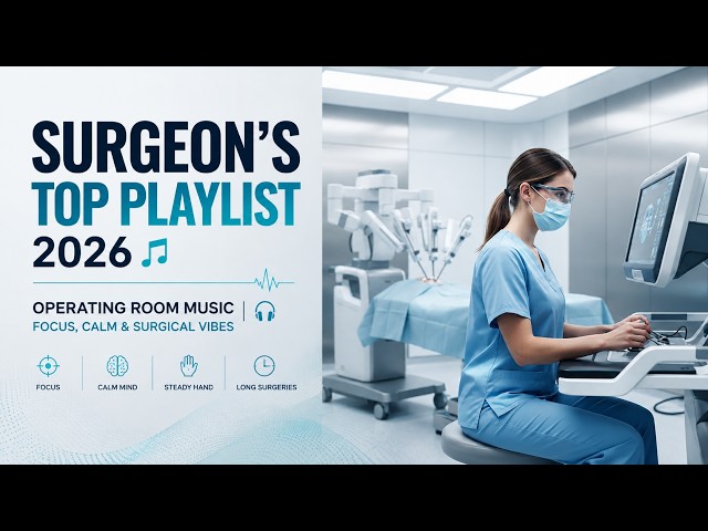 Surgeon’s Top Playlist 2026 🎵 Operating Room Music | Focus, Calm & Surgical Vibes