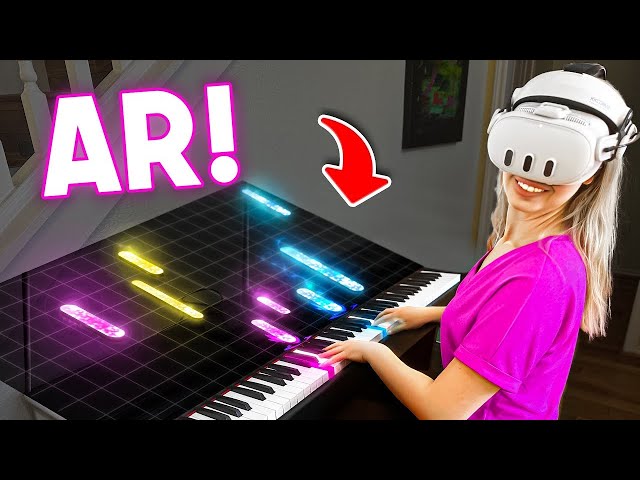 INSANE Piano VR App On Quest 3! PianoVision