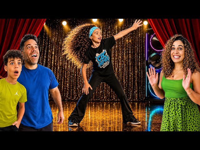 DANIELA dances HIP HOP for the FIRST TIME!