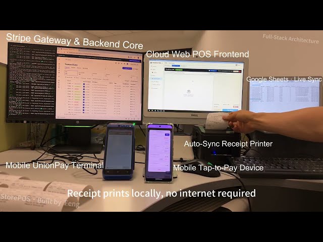 StorePOS — Full-Stack Offline-First POS with Stripe Tap to Pay