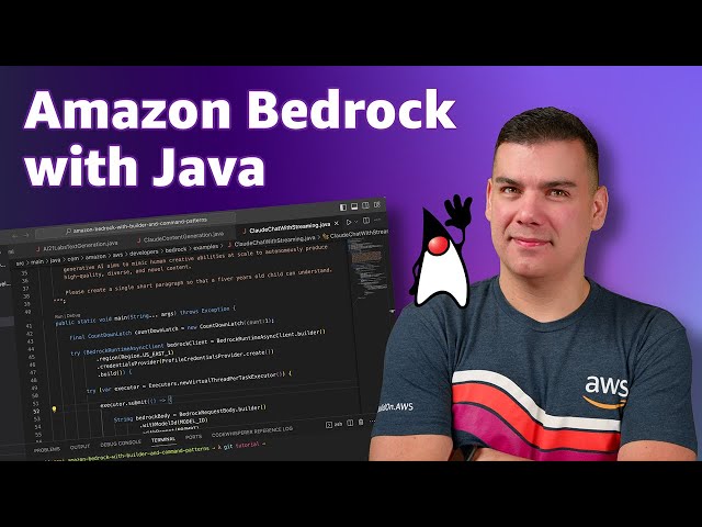 Developing Java Applications using Amazon Bedrock